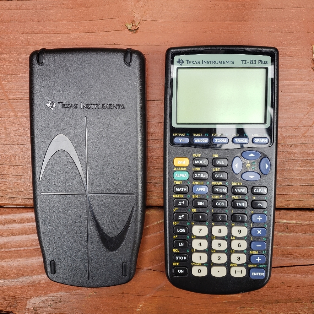Texas Instruments TI-83 Plus Graphing Calculator - Black - TESTED